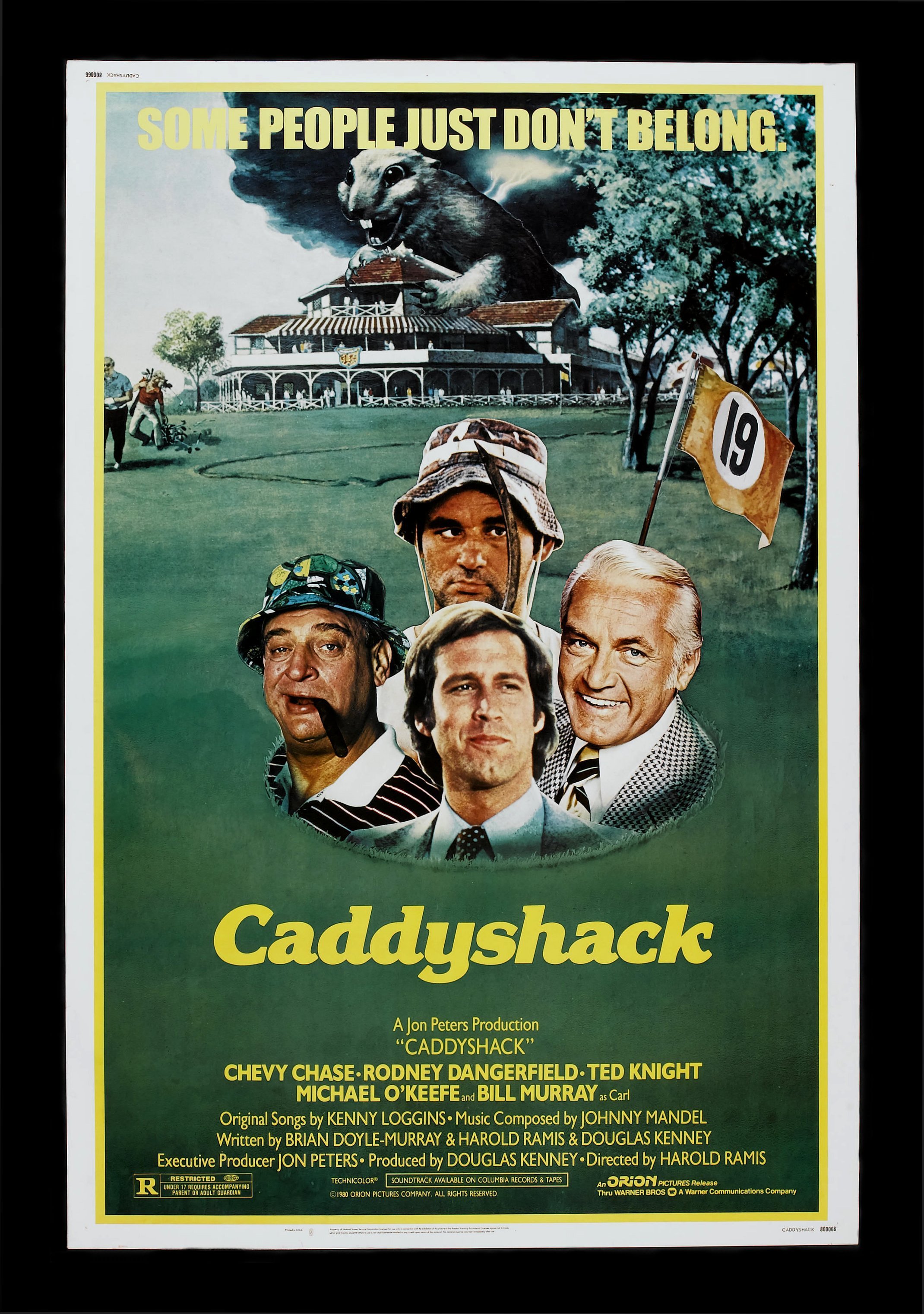Caddyshack movie poster film