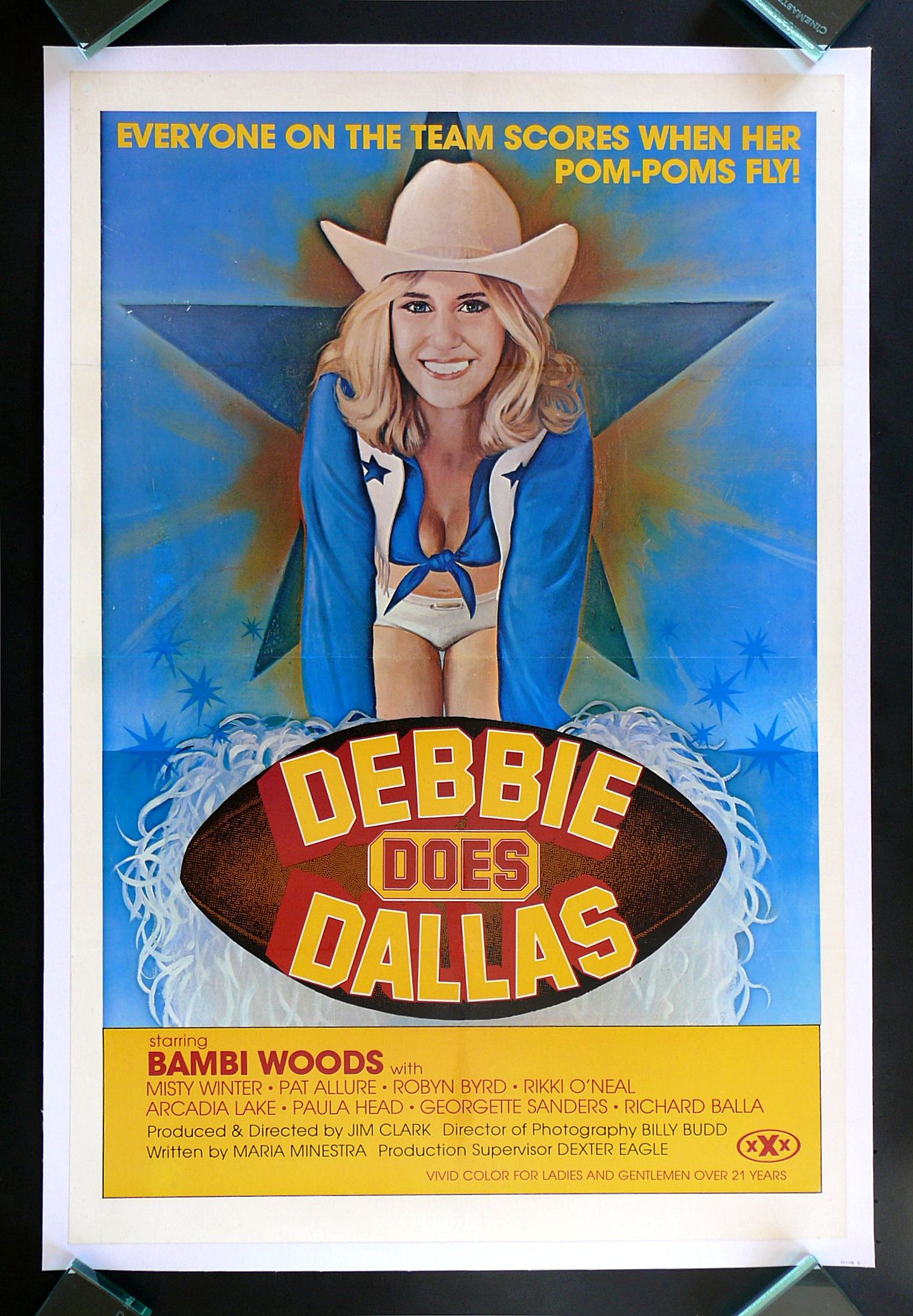 Debbie Does Dallas Cinemasterpieces Original Movie Poster 1978 Rated