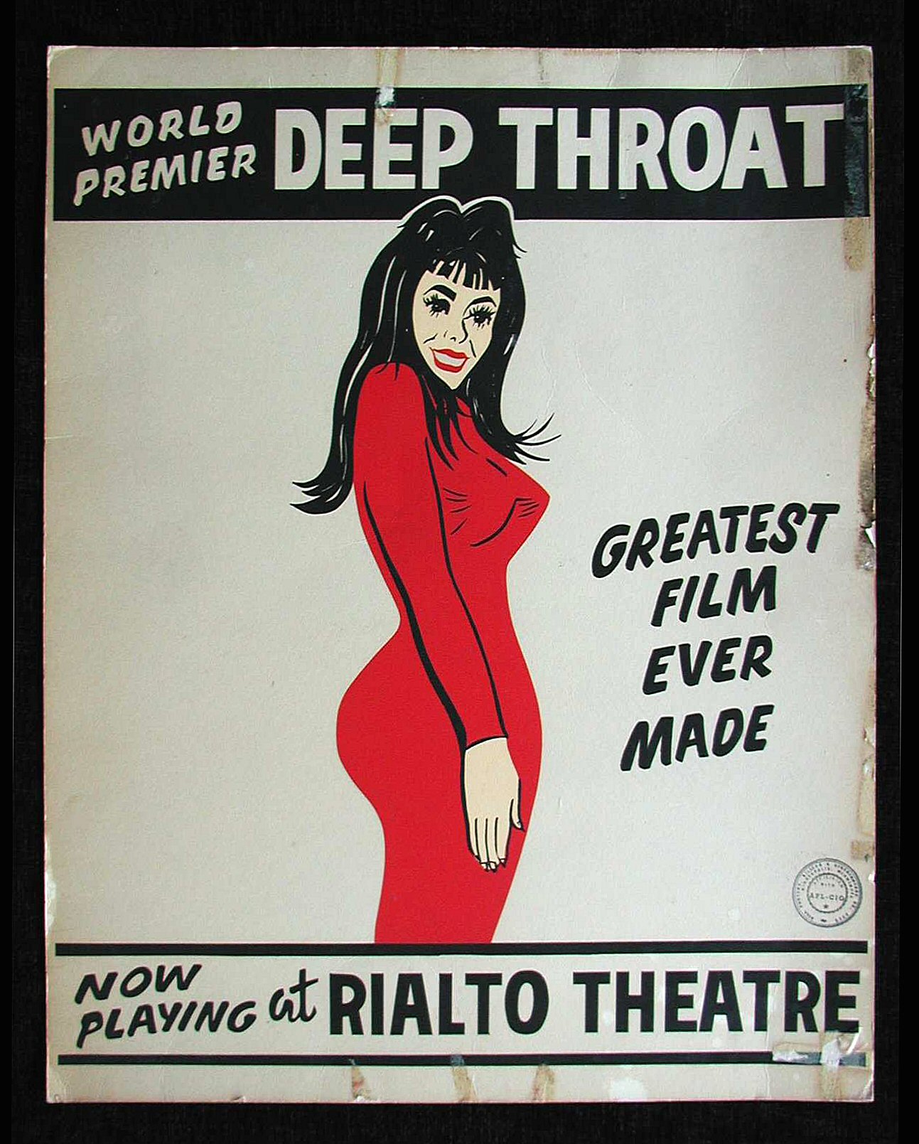 Deep Throat Cinemasterpieces Original X Rated Adult Porn Movie Poster 1972 Ebay