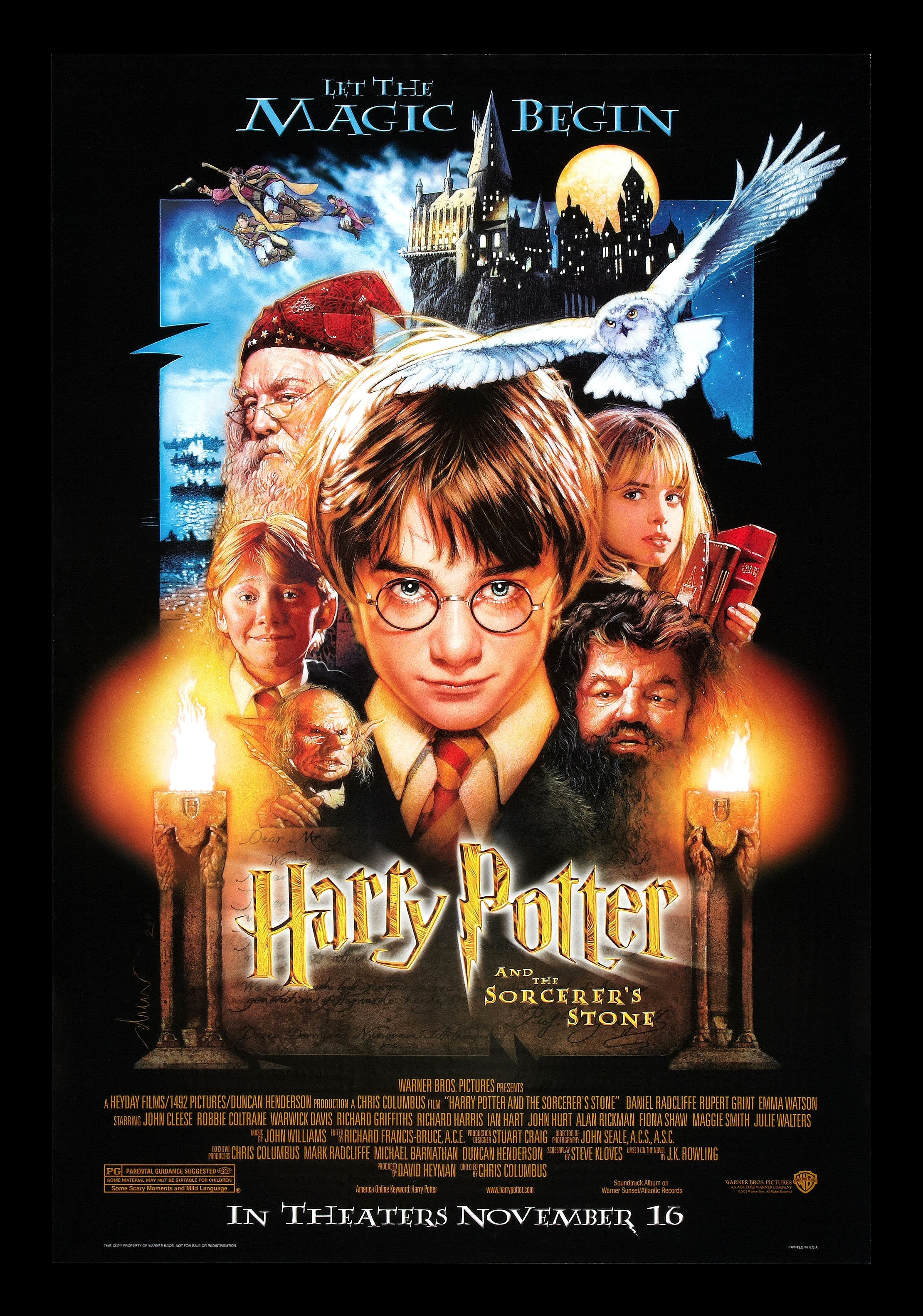 Harry Potter and the Sorcerer's Stone movie Poster