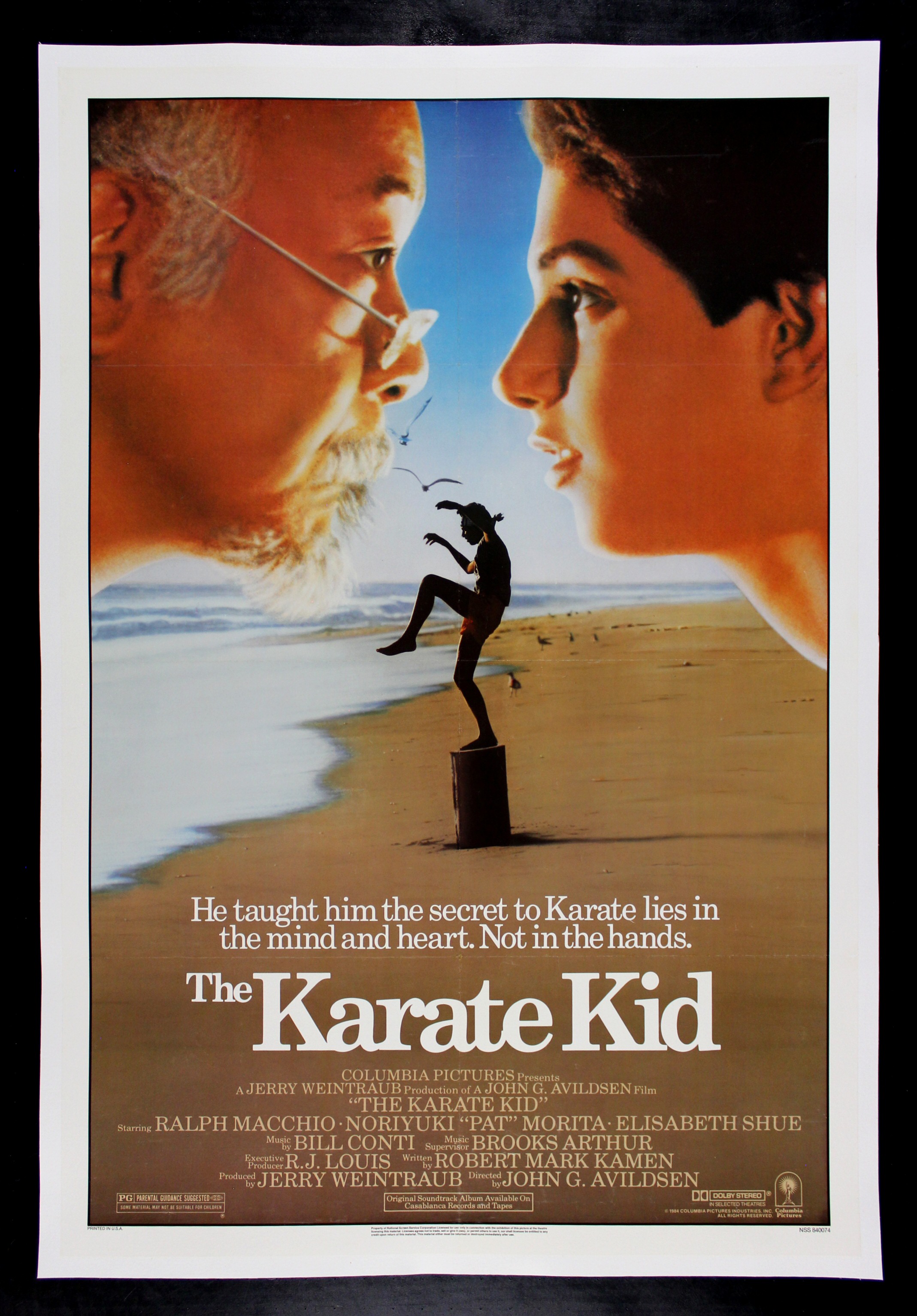 THE KARATE KID MOVIE ENGRAVED NAMEPLATE FOR PHOTO/DISPLAY/POSTER 