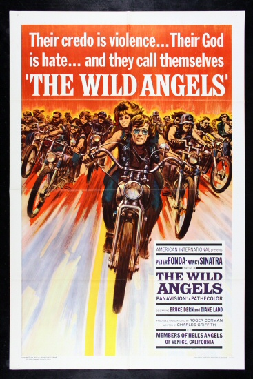 The wild angels Peter Fonda vintage movie poster print