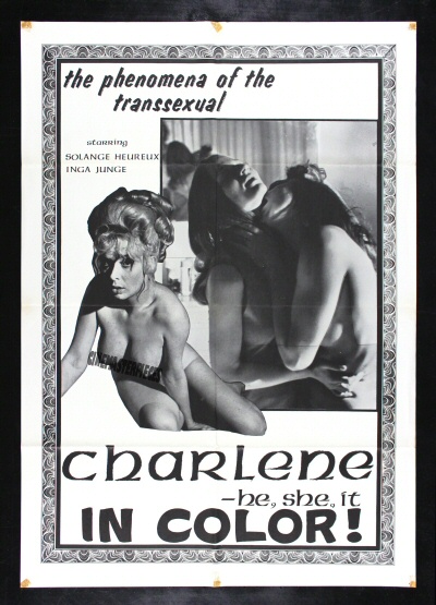 DÃ©tails : CHARLENE * CineMasterpieces ORIGINAL MOVIE POSTER 1960S ADULT X  RATED PORN TRANS