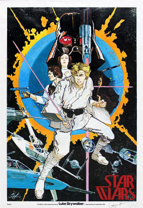 Star Wars  movie poster print #014 