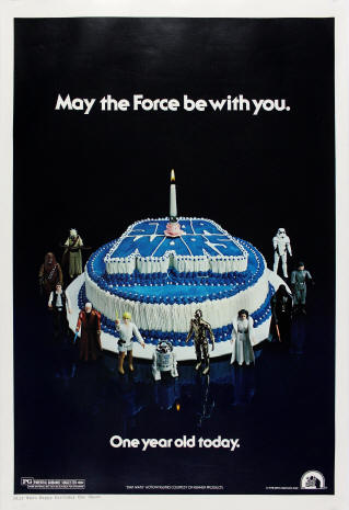 A NEW HOPE 1977 STAR WARS EPISODE IV ORIGINAL CINEMA MOVIE PRINT PREMIUM  POSTER