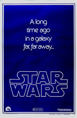 Vintage Hildebrandt Star Wars 1977 Poster, Style B, Luke Skywalker and  Princess Leia in Darth Vader's Shadow, Slight Trim, Wall Art 