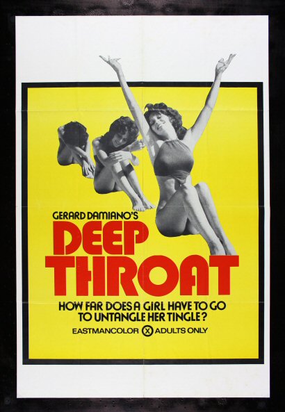 410px x 593px - Details about DEEP THROAT * CineMasterpieces ADULT X RATED PORN ORIGINAL  MOVIE POSTER 1972