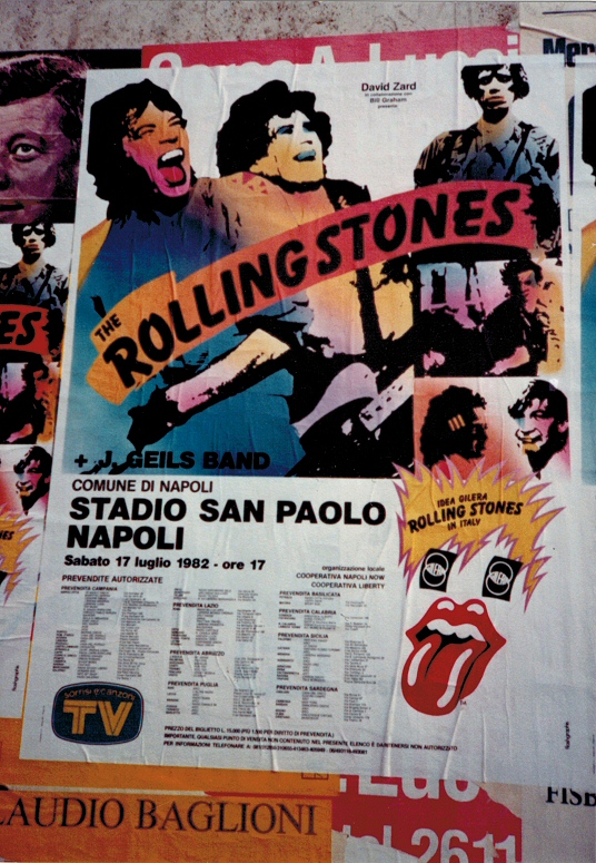 ROLLING STONES * CineMasterpieces ITALIAN ORIGINAL TOUR MUSIC ROCK ...