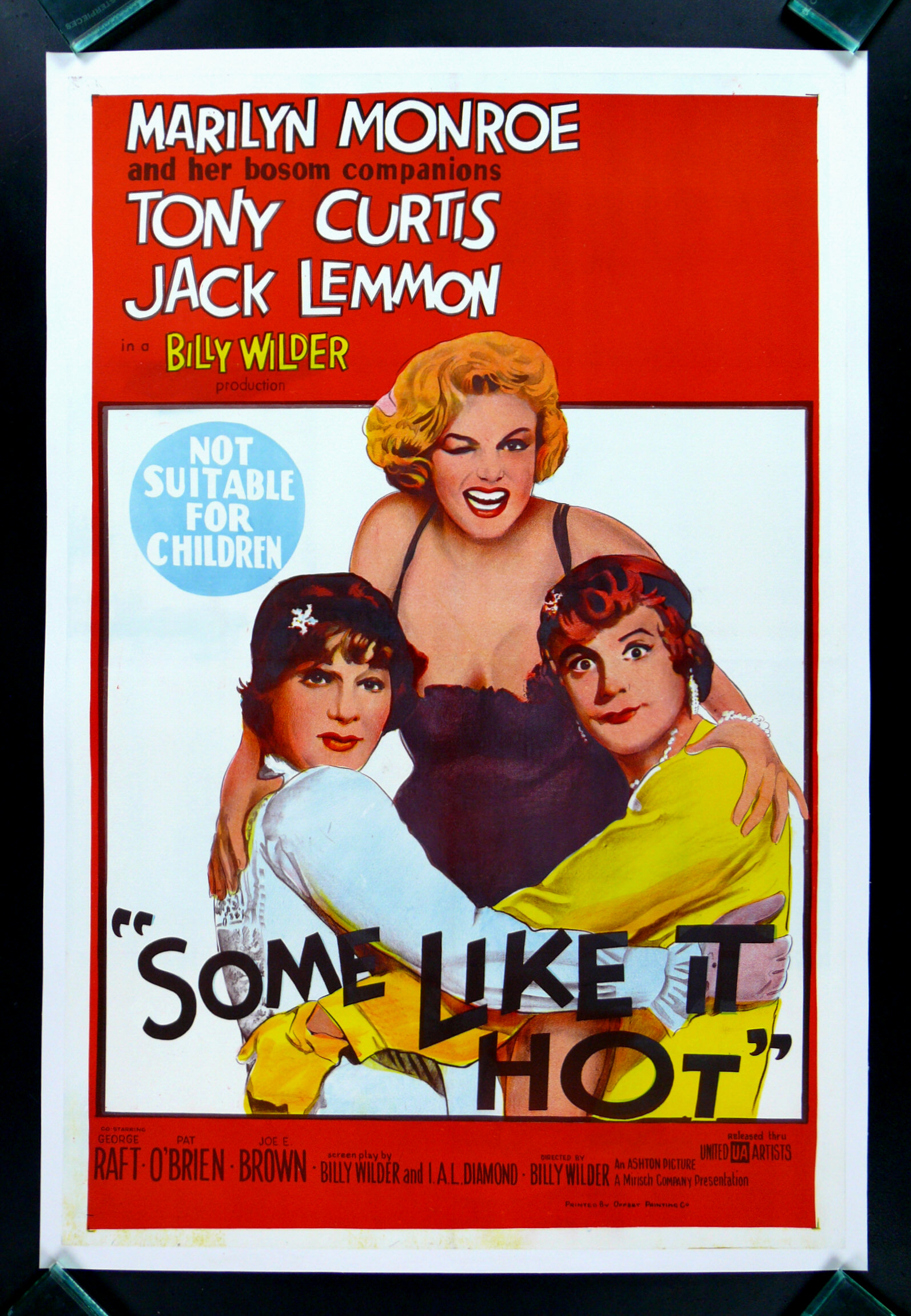 Some Like It Hot Movie Poster Marilyn Monroe 1959 On Popscreen