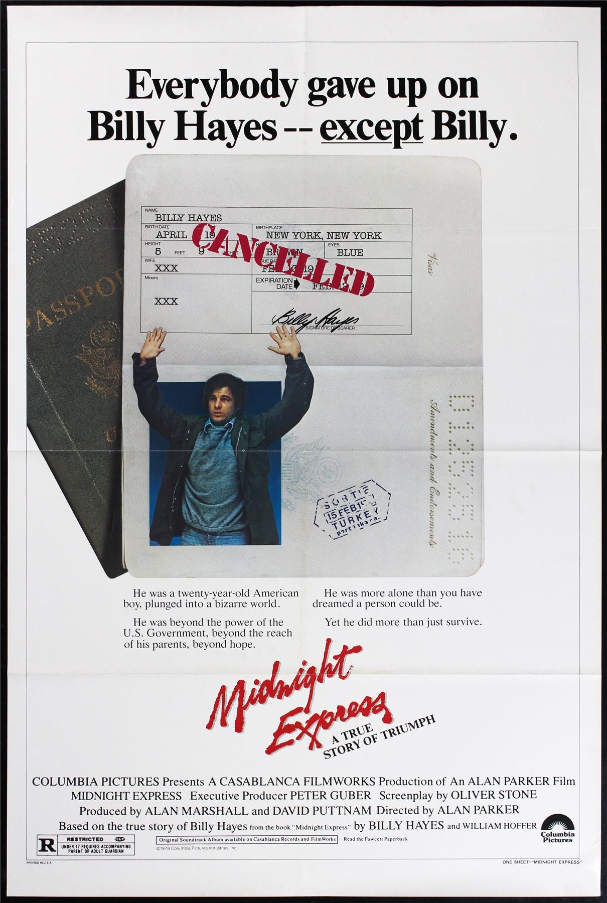Original Midnight Express movie poster
