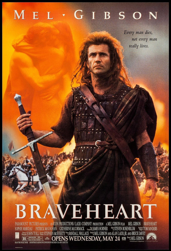 Original Braveheart movie poster