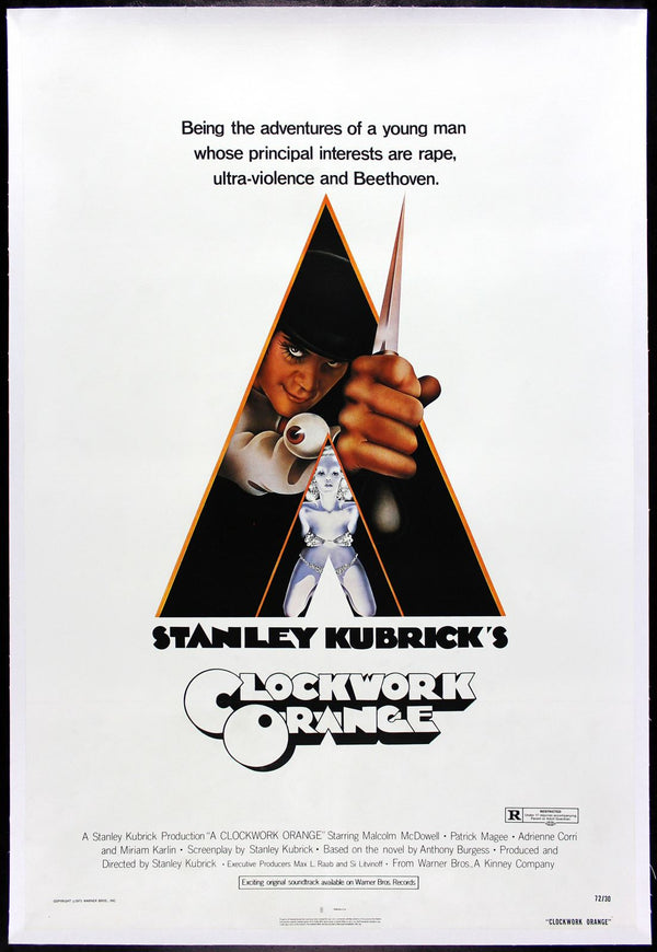 Original A Clockwork Orange movie poster