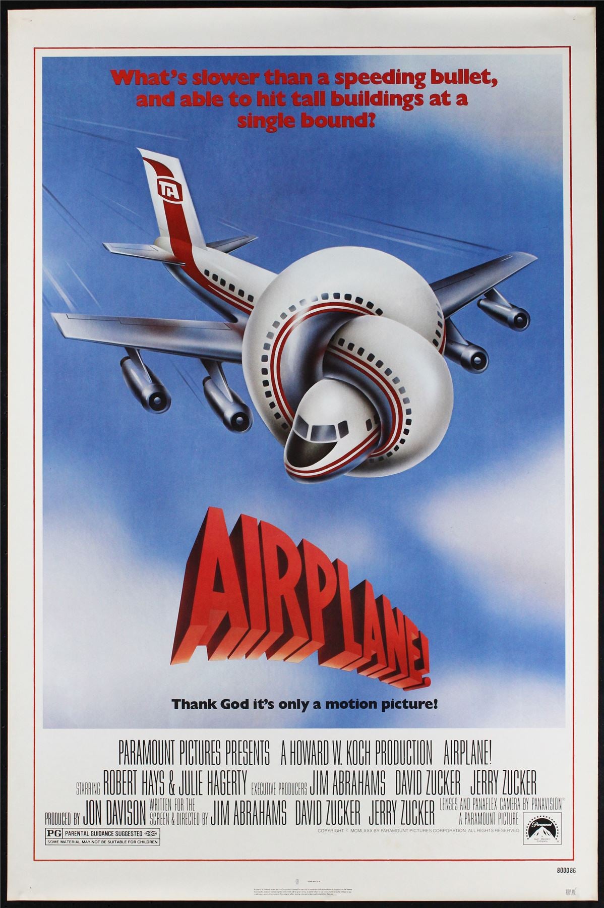 Original Airplane! movie poster