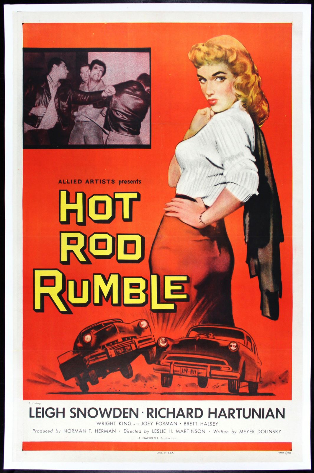 Original Hot Rod Rumble movie poster