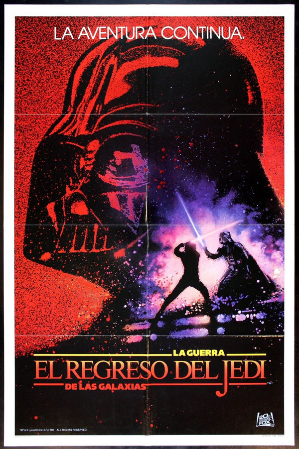 Original Return of the Jedi movie poster