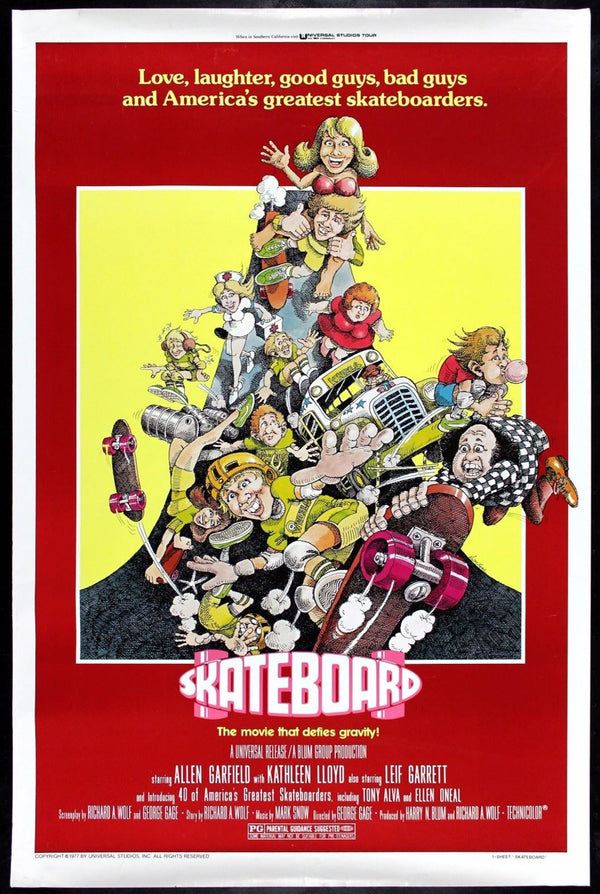 Original SKATEBOARD movie poster