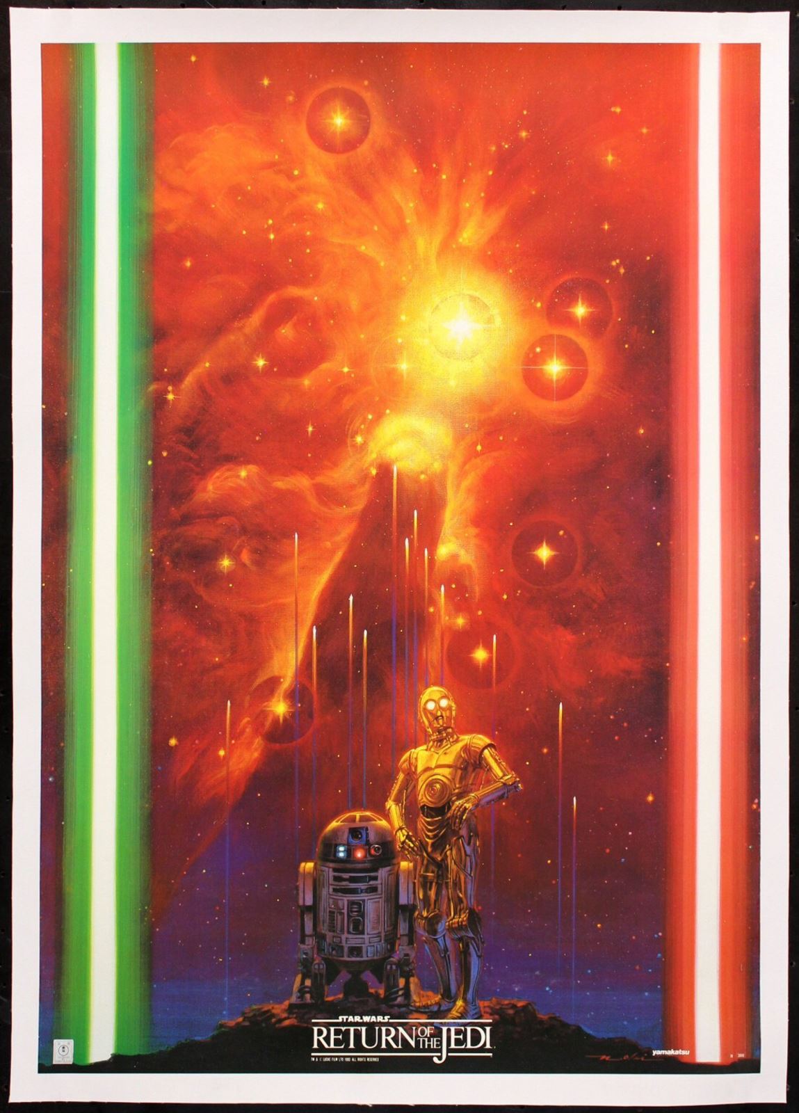Original Return of the Jedi movie poster