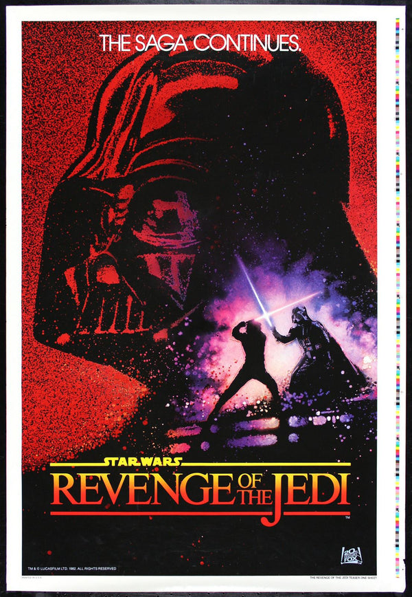 Original Return of the Jedi movie poster
