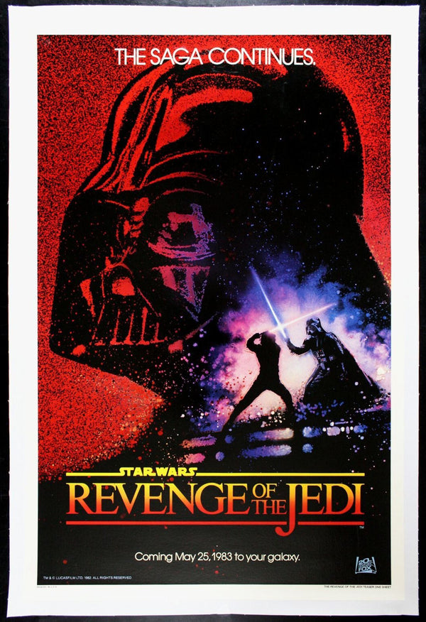 Original Return of the Jedi movie poster