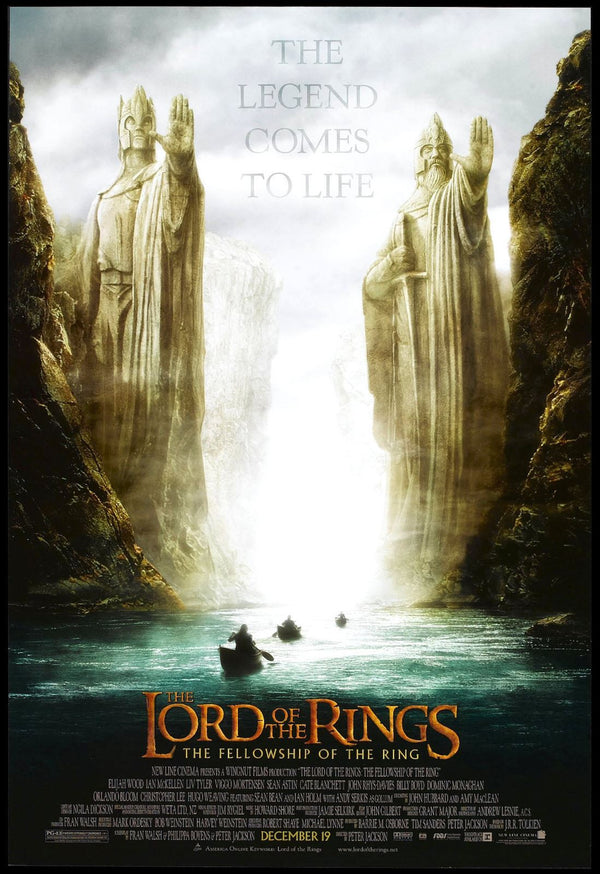 Original The Lord of the Rings: The Fellowship of the Ring movie poster