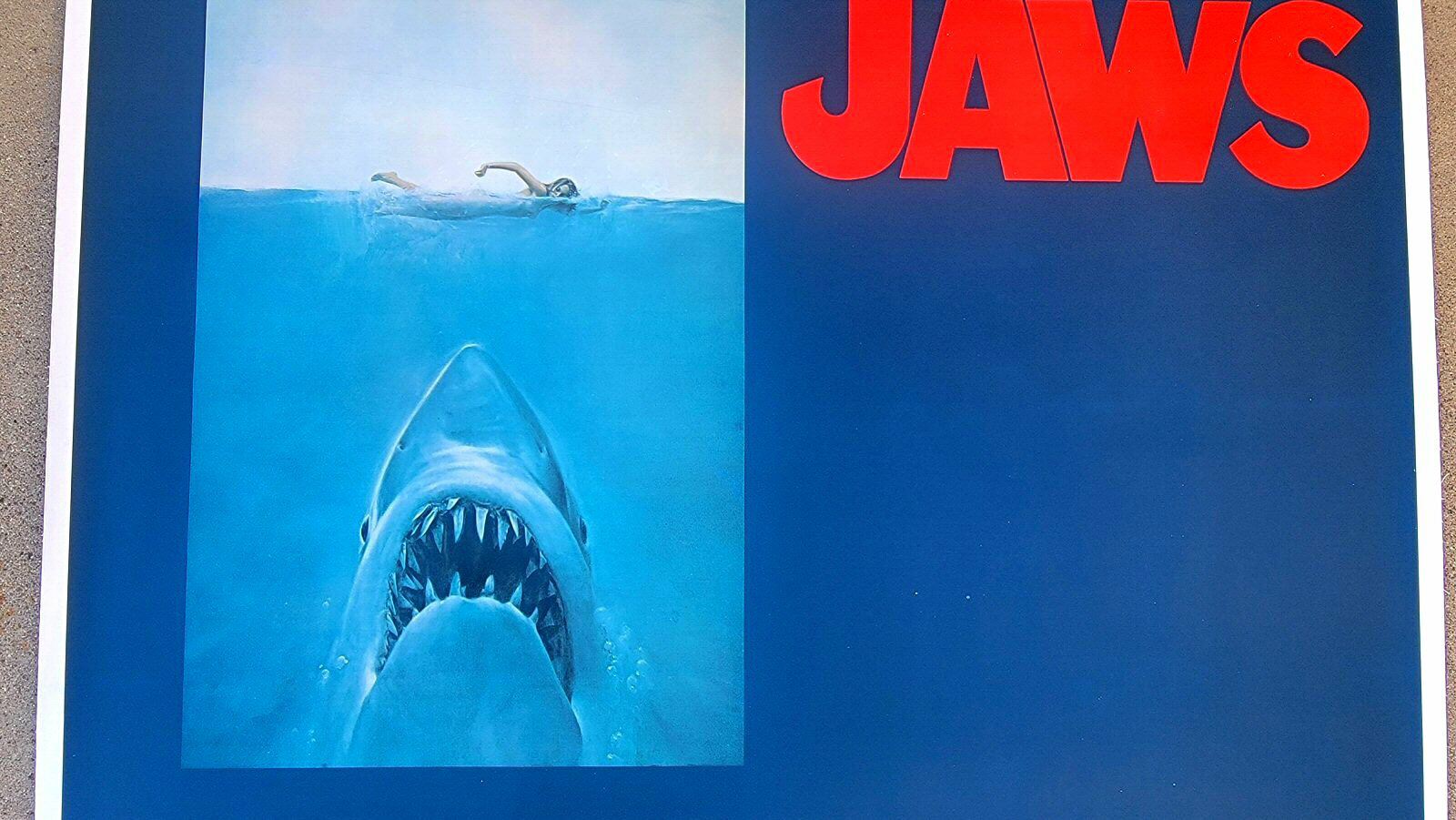 Original Jaws movie poster