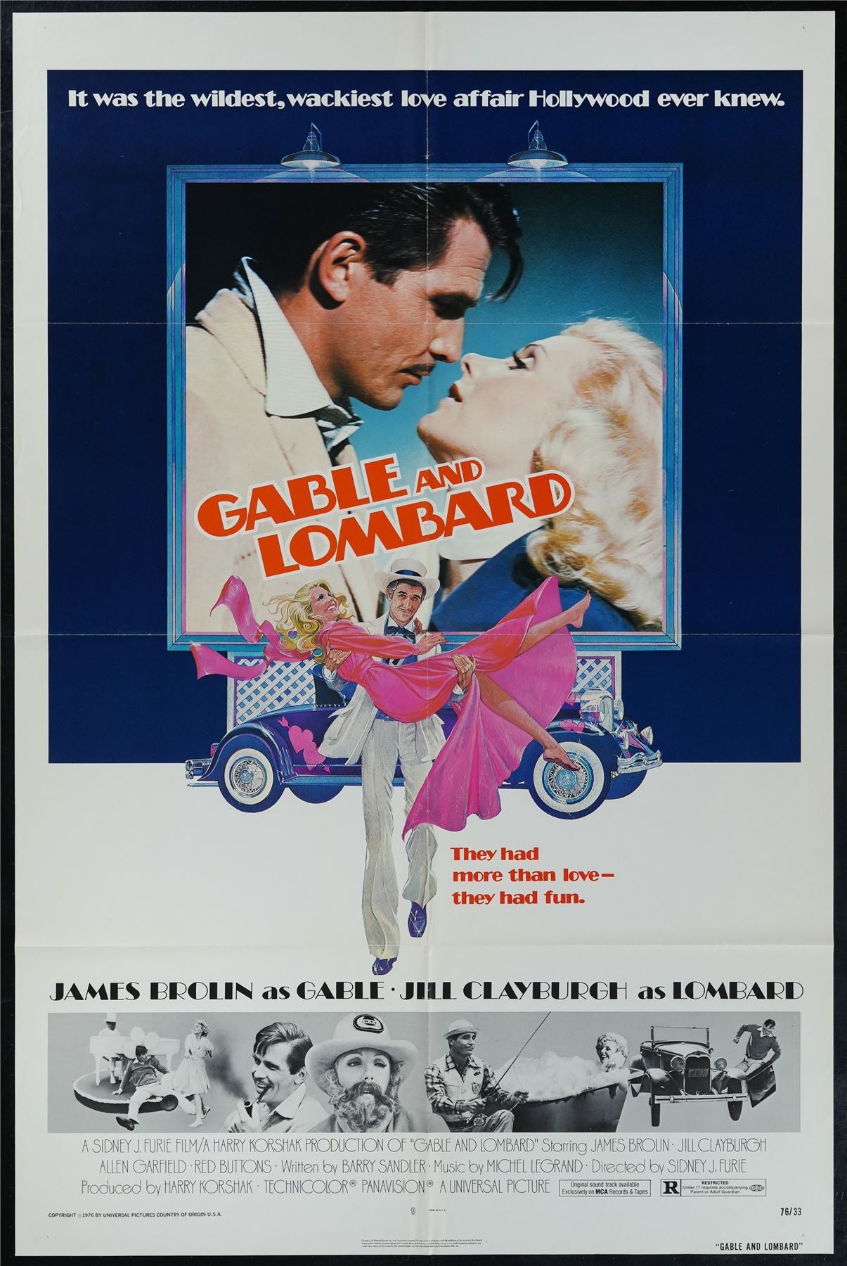 Original Gable and Lombard movie poster