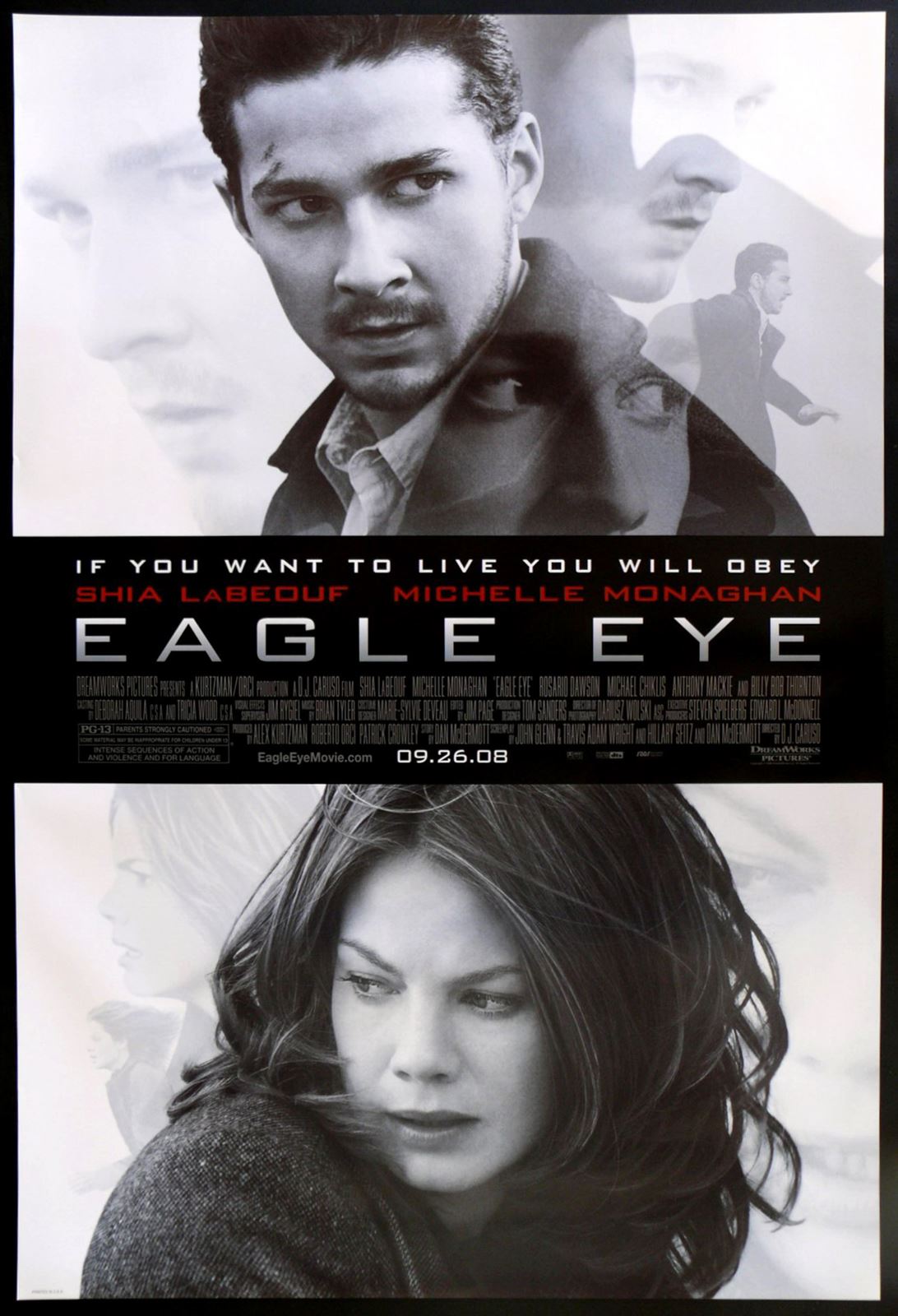 Original Eagle Eye movie poster