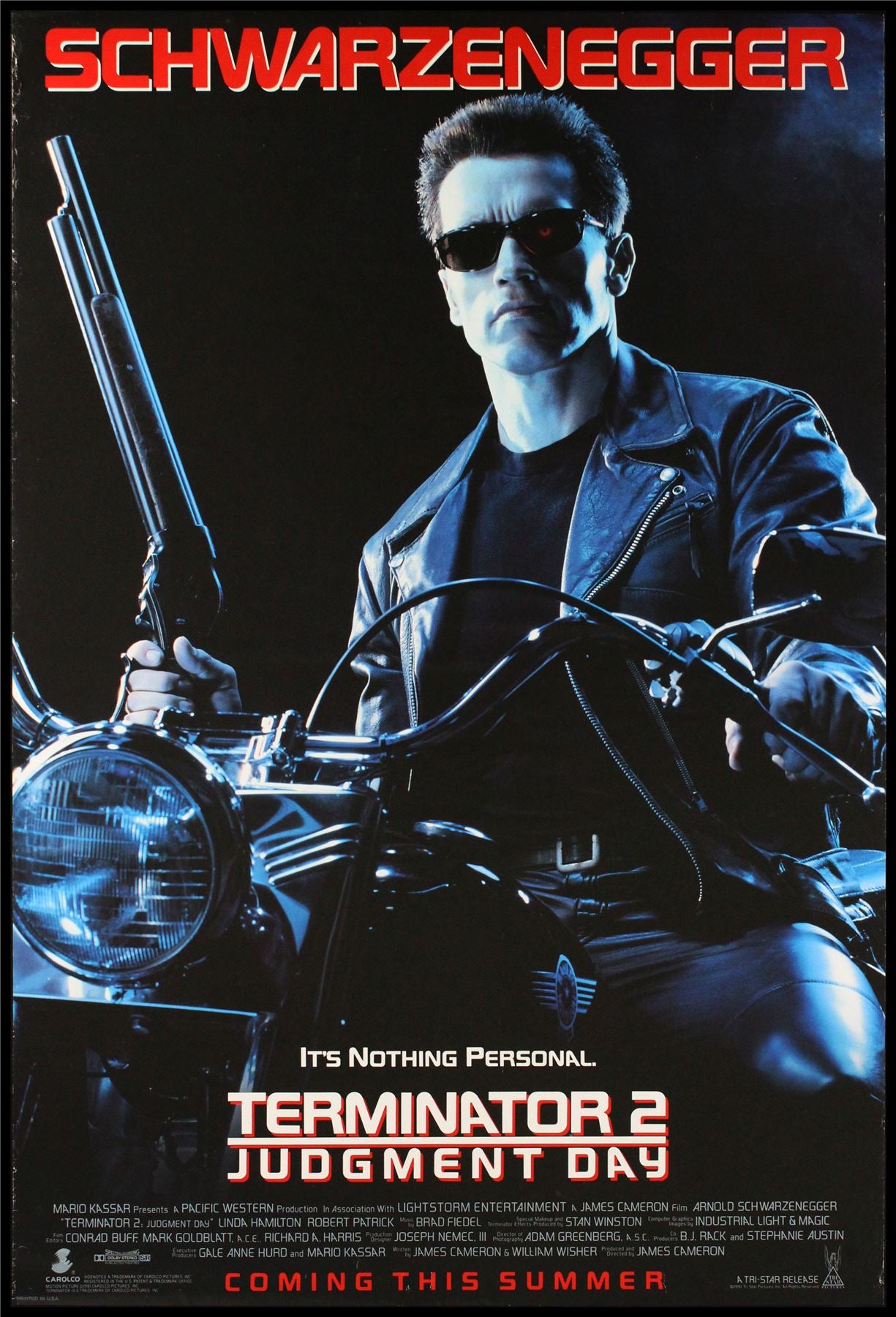 Original Terminator 2 movie poster