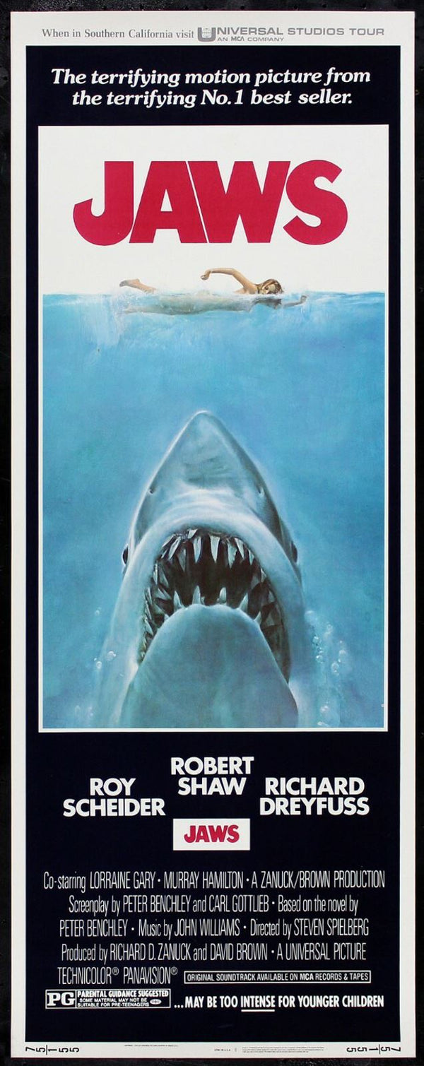Original Jaws movie poster