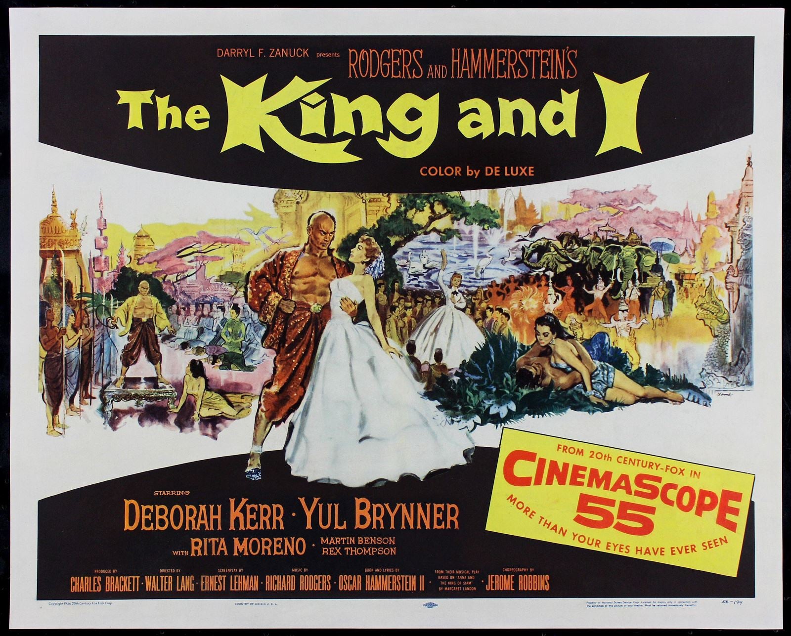 Original The King and I movie poster