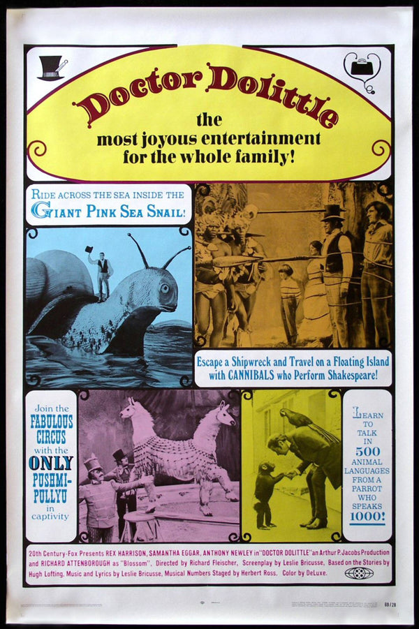 Original Doctor Dolittle movie poster