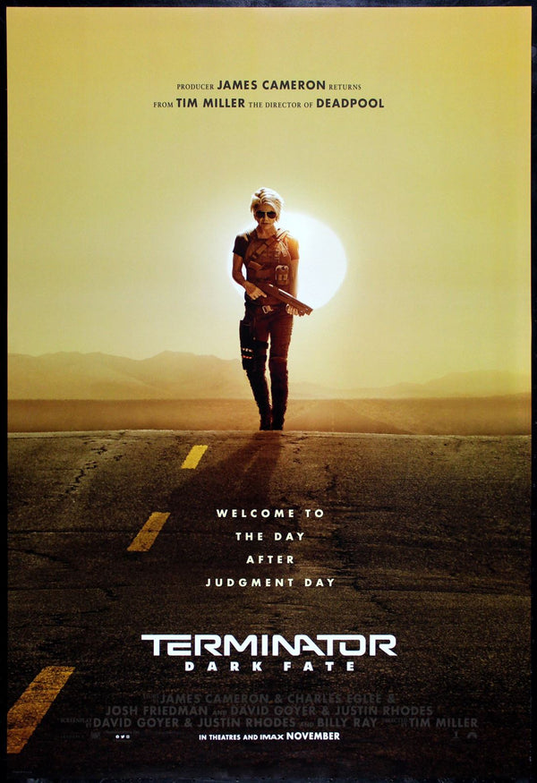 Original Terminator: Dark Fate movie poster