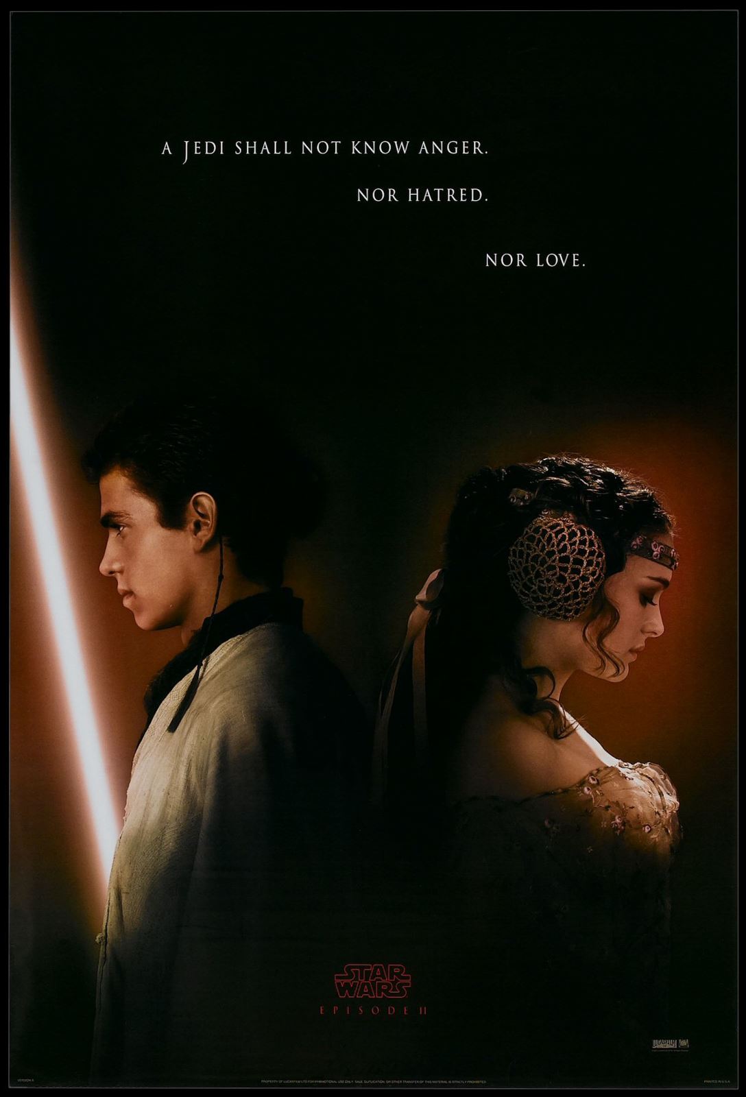 Original Attack of the Clones movie poster