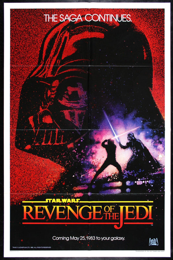 Original Return of the Jedi movie poster