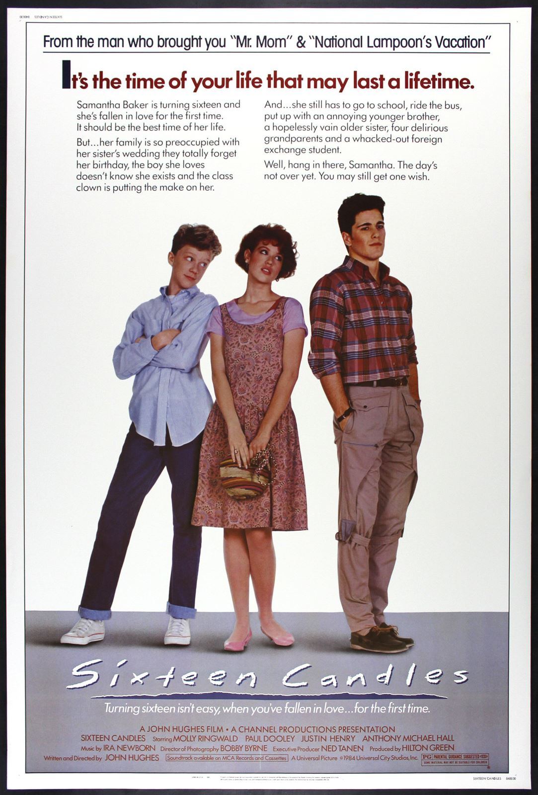 Original Sixteen Candles movie poster
