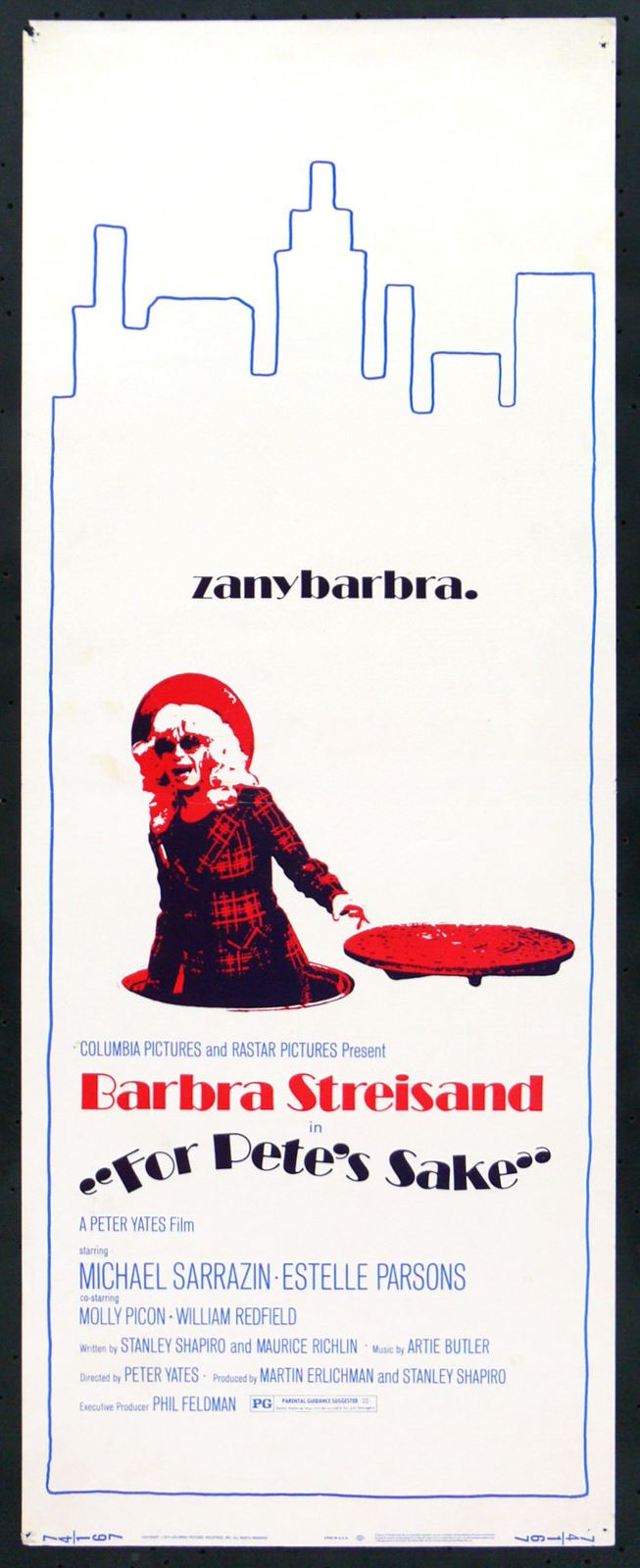 Original For Pete's Sake movie poster