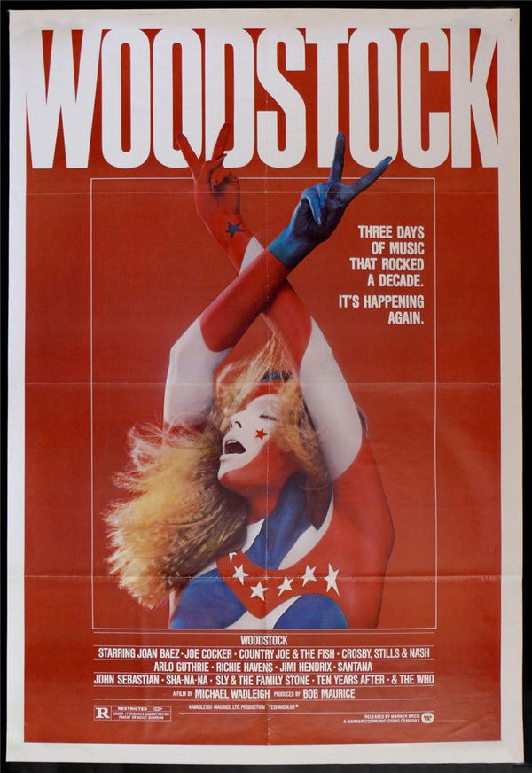 Original Woodstock movie poster