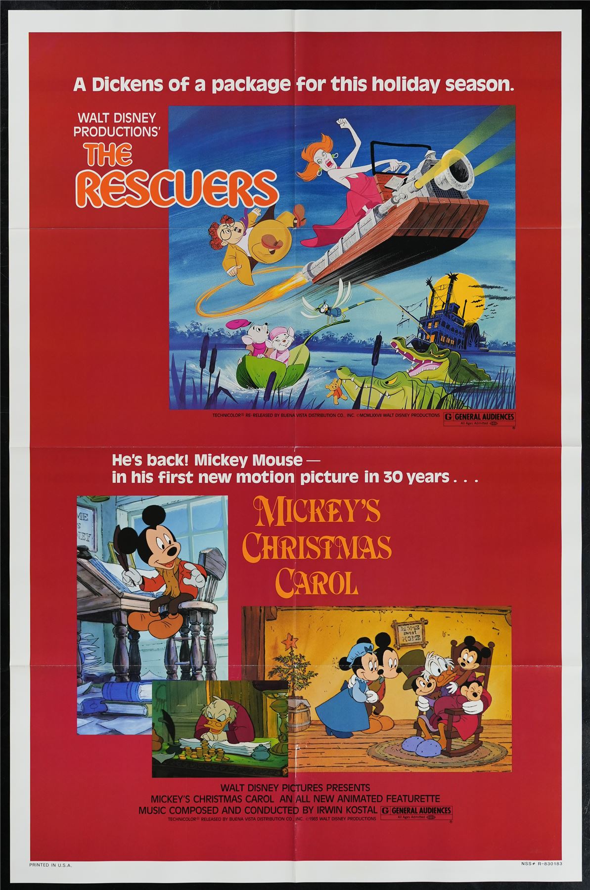 Original Mickey's Christmas Carol movie poster