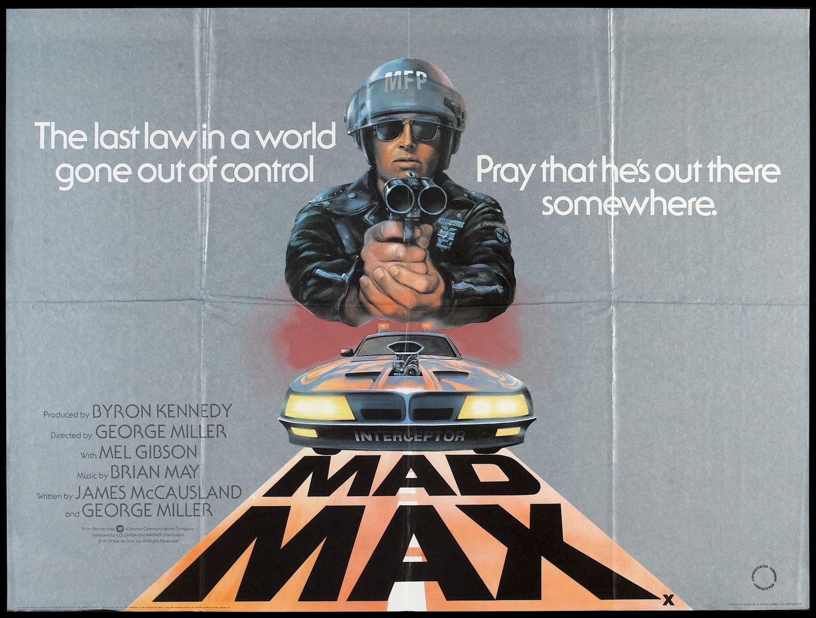 Original Mad Max movie poster