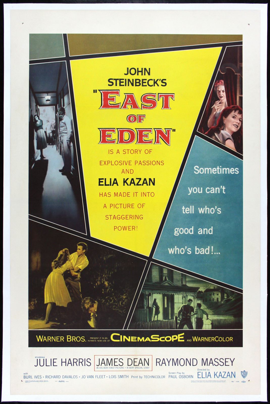 Original East of Eden movie poster