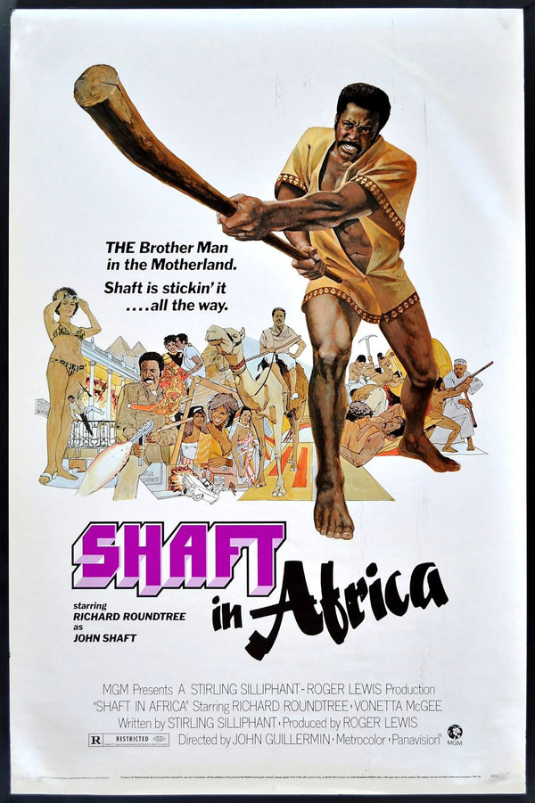 Original Shaft in Africa movie poster