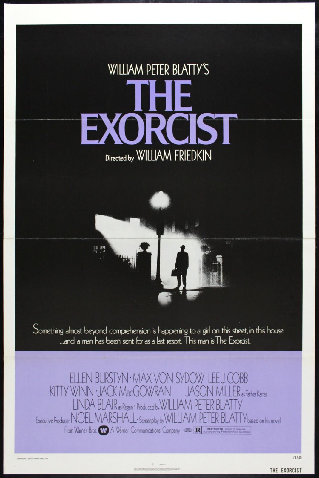 Original The Exorcist movie poster