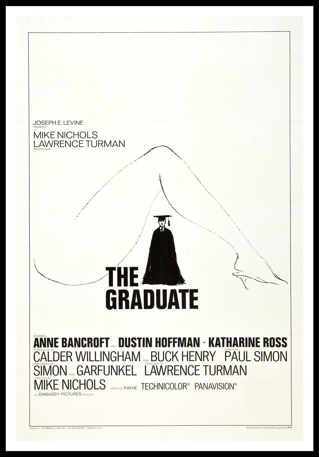 Original The Graduate movie poster