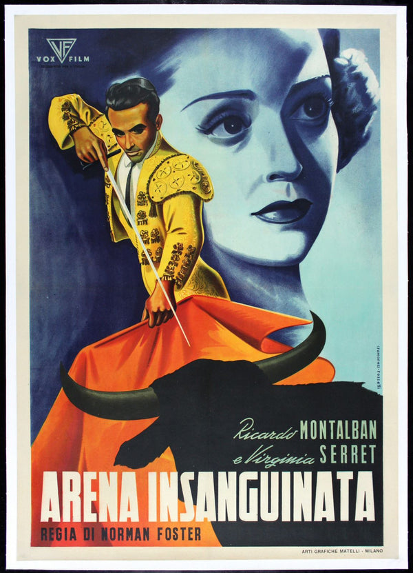 Original ARENA INSANGUINATA movie poster