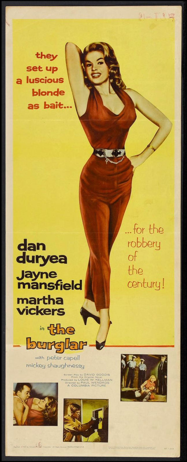 Original The Burglar movie poster