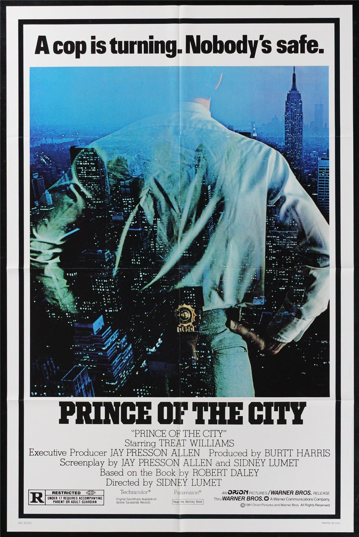 Original Prince of the City movie poster