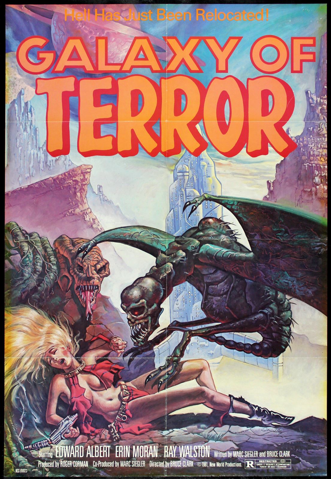 Original Galaxy of Terror movie poster