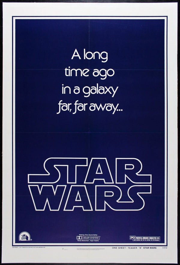 Original Star Wars movie poster