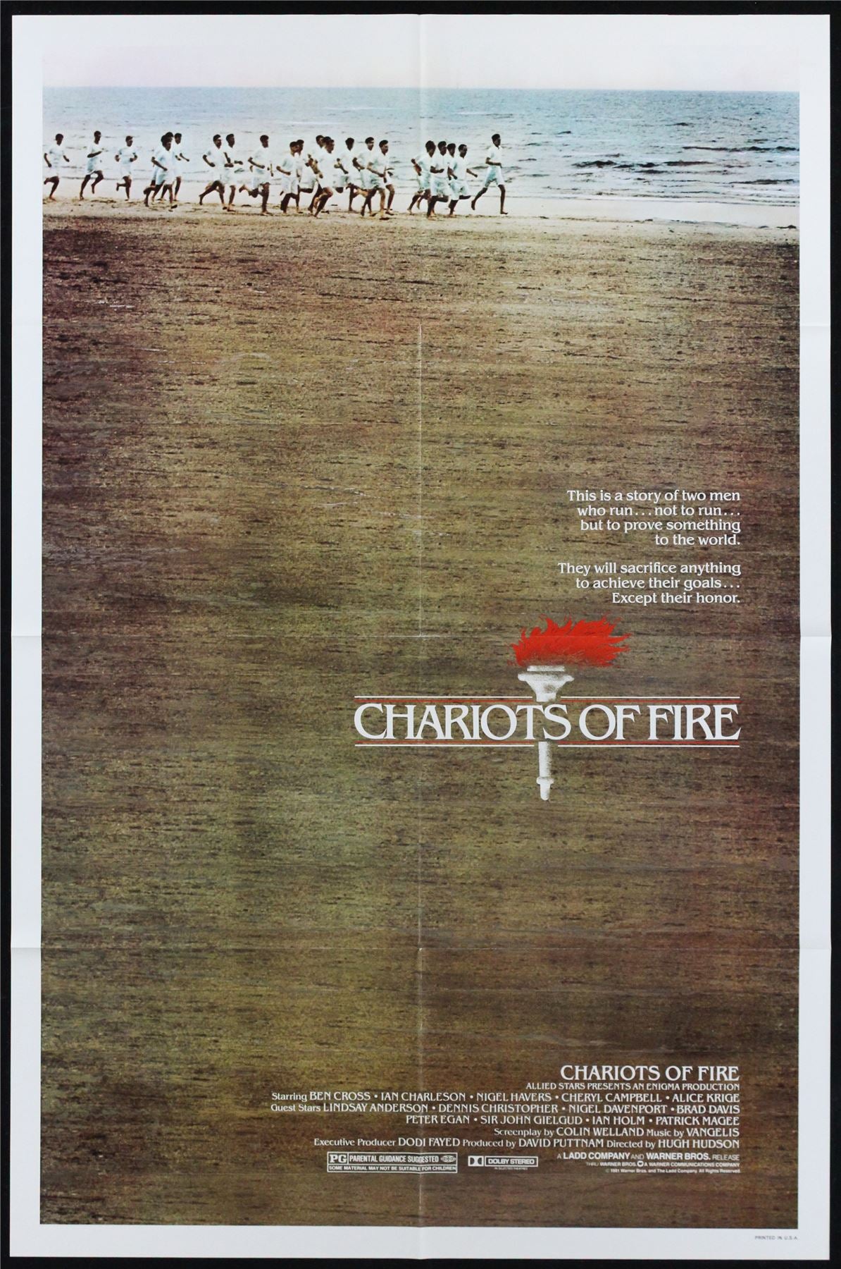Original Chariots of Fire movie poster