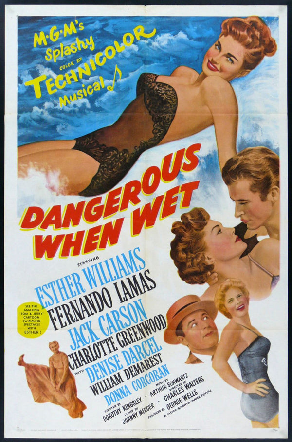 Original Dangerous When Wet movie poster